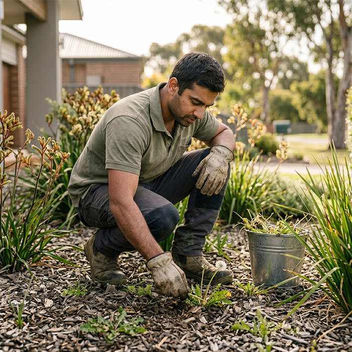 Professional lawn mowing service