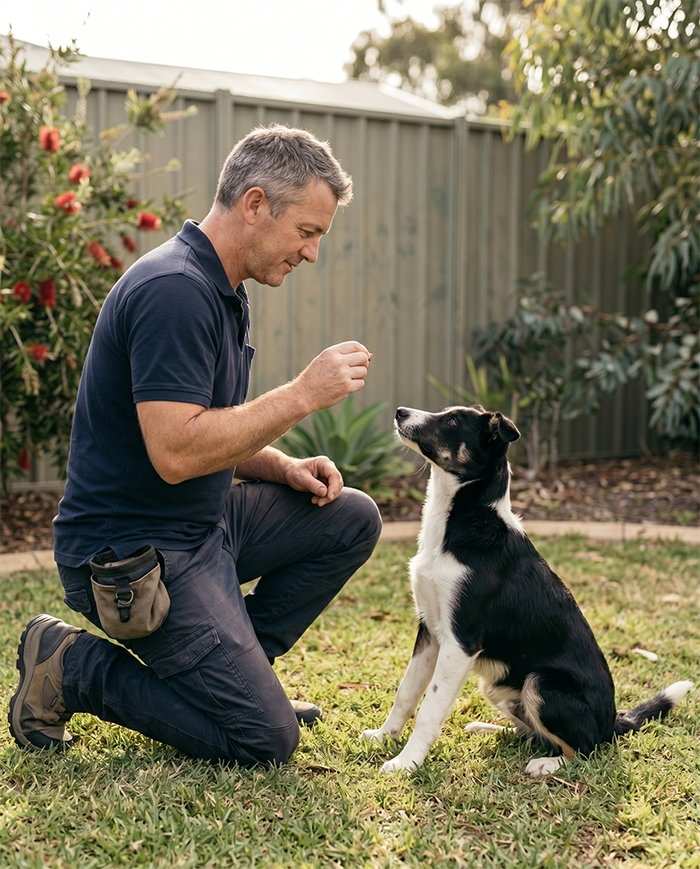 Professional dog walking