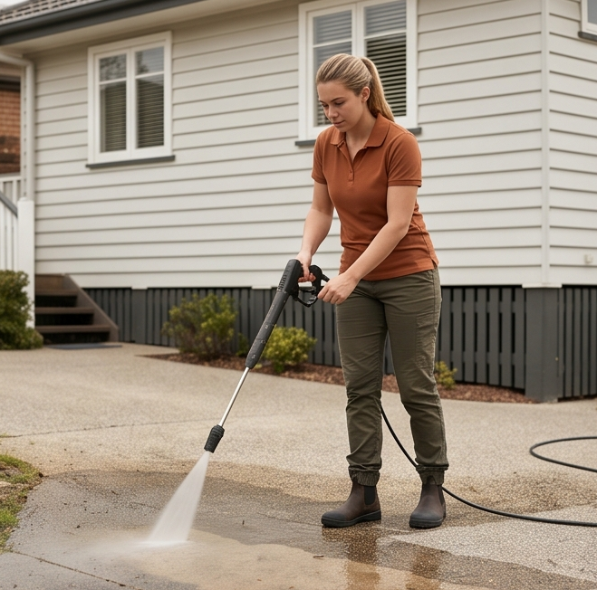 Pressure washing service